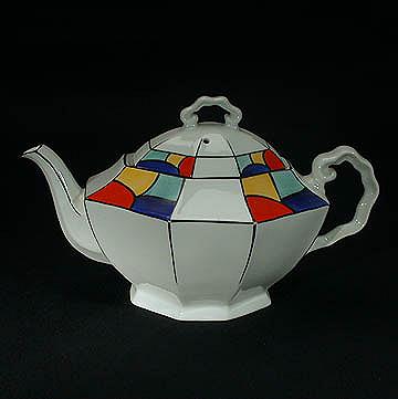 Art+Deco+Stained+Glass+Pattern+Teaset+Tea+Set+-+ME+Bavaria picture 2