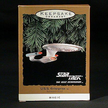 1993+Hallmark+Ornament++U.S.S.Enterprise+Star+Trek+Next+Generation picture 1
