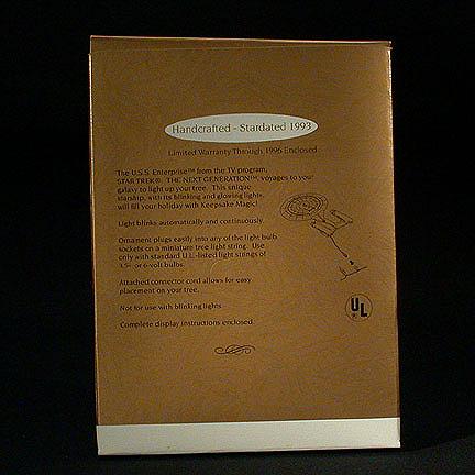 1993+Hallmark+Ornament++U.S.S.Enterprise+Star+Trek+Next+Generation picture 2