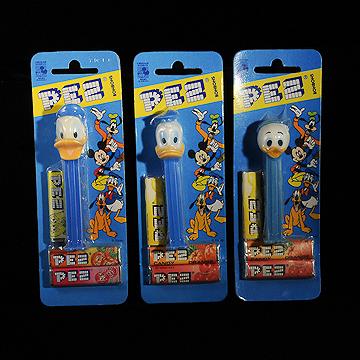 3+Donald+Duck+Family+Disney+Pez+Dispensers picture 1