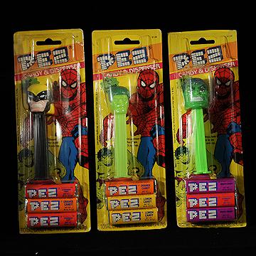 Three+Spiderman+Pez+Dispensers+MOC picture 1