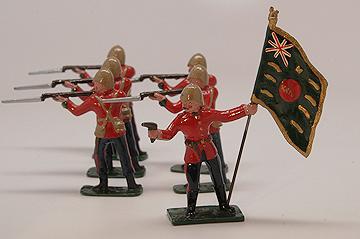 Blenheim+24th+Foot+with+Colours+1879+New+Metal+Soldiers picture 2