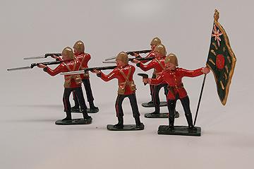 Blenheim+24th+Foot+with+Colours+1879+New+Metal+Soldiers picture 3