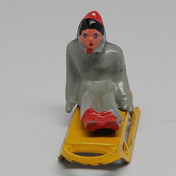 Barclay+Girl+on+Sled+Lead+Dimestore+Figure picture 3