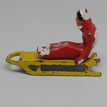 Barclay+Girl+on+Sled+Lead+Dimestore+Figure picture 1