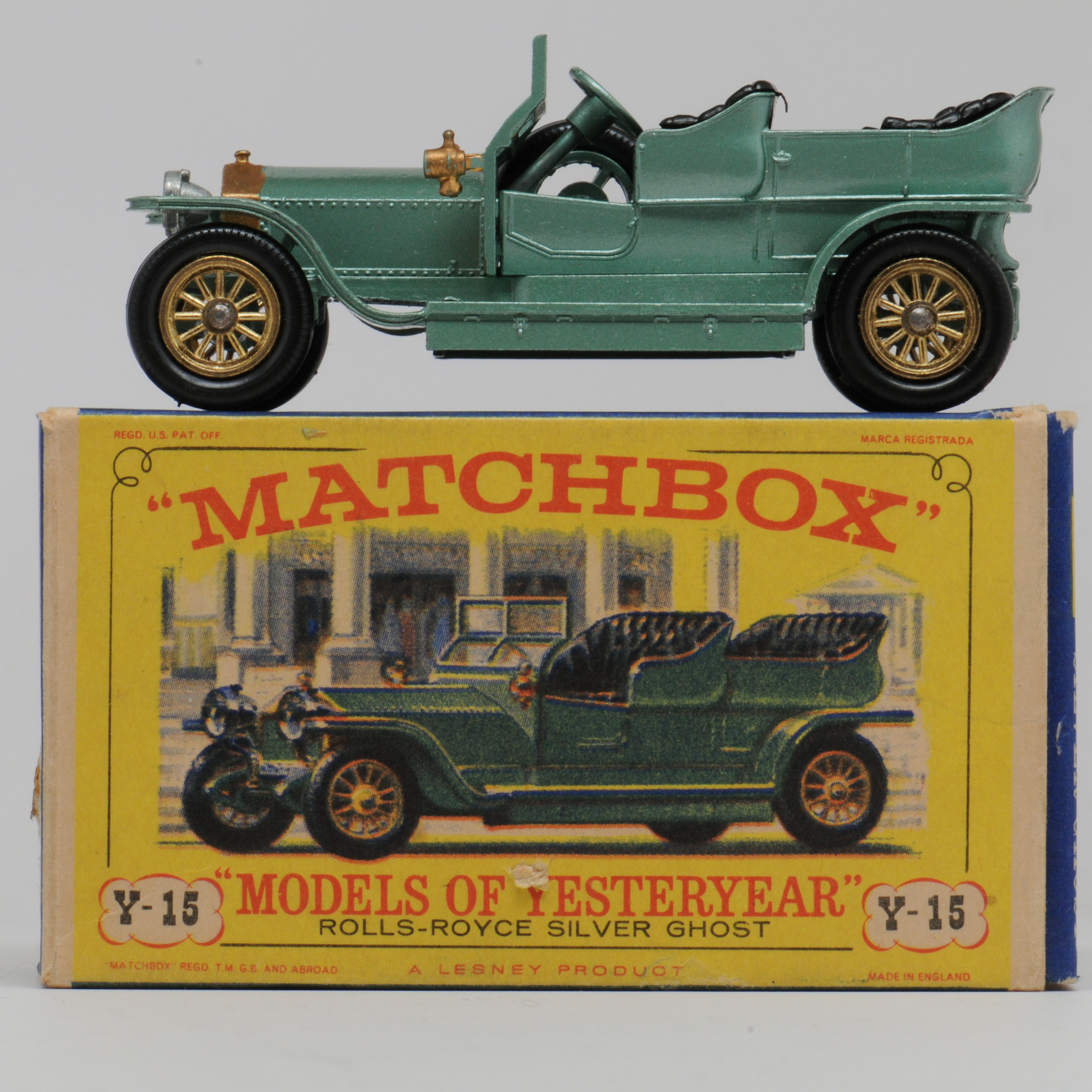 Matchbox+Yesteryear+1907+Rolls+Royce+Silver+Ghost+Y-15+MIB picture 2