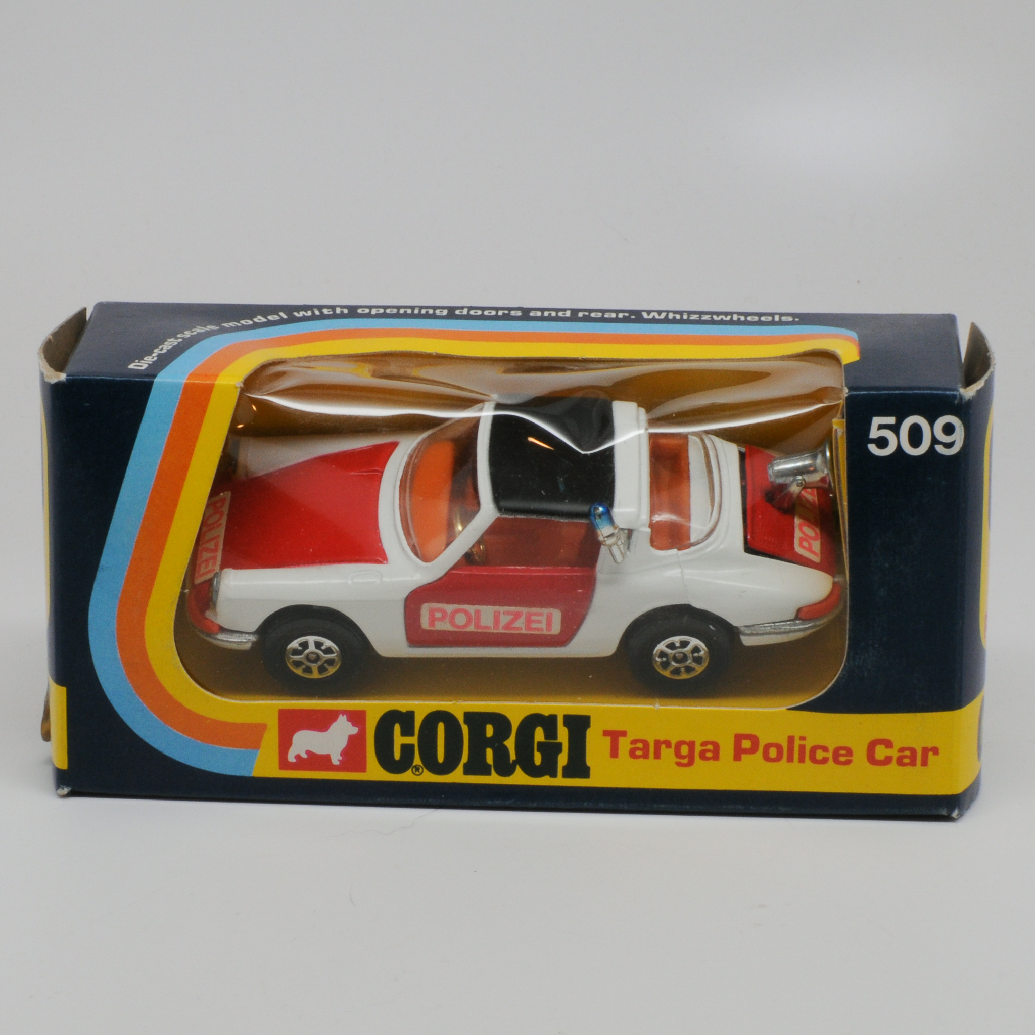 Corgi+509+Targa+Police+Car+Mint+in+Box picture 1