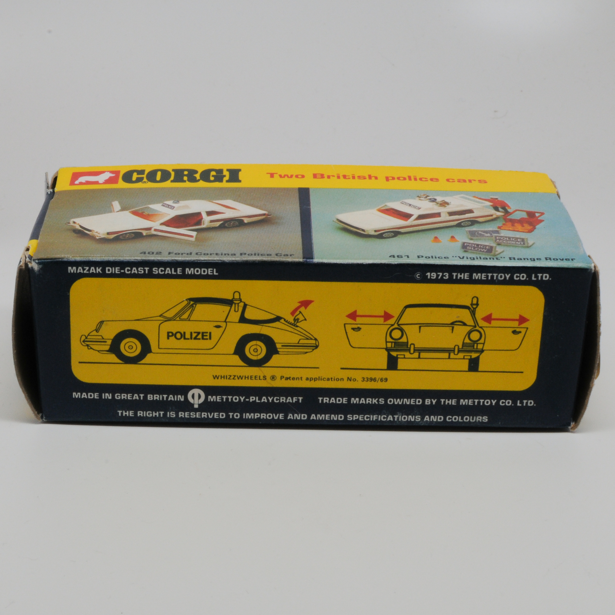 Corgi+509+Targa+Police+Car+Mint+in+Box picture 2