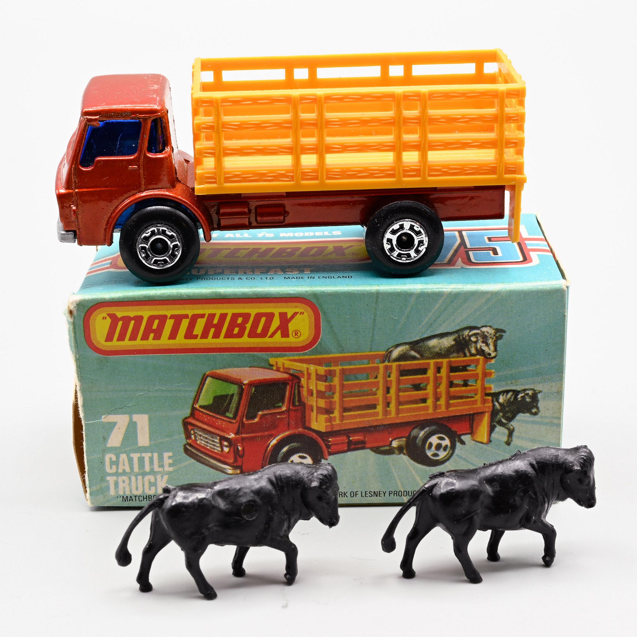 Matchbox+71+Cattle+Truck+Superfast+MIB picture 1