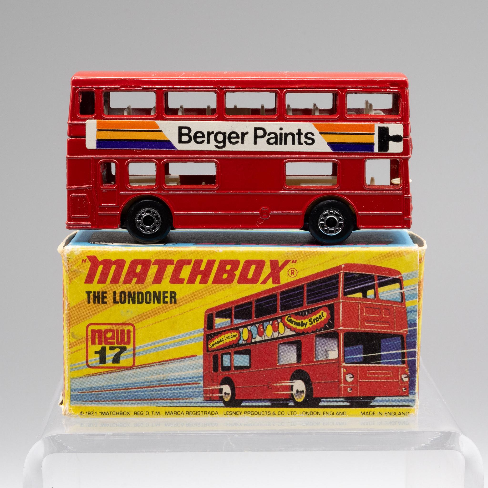 Matchbox+Superfast+The+Londoner+bus+Berger+Paints picture 1