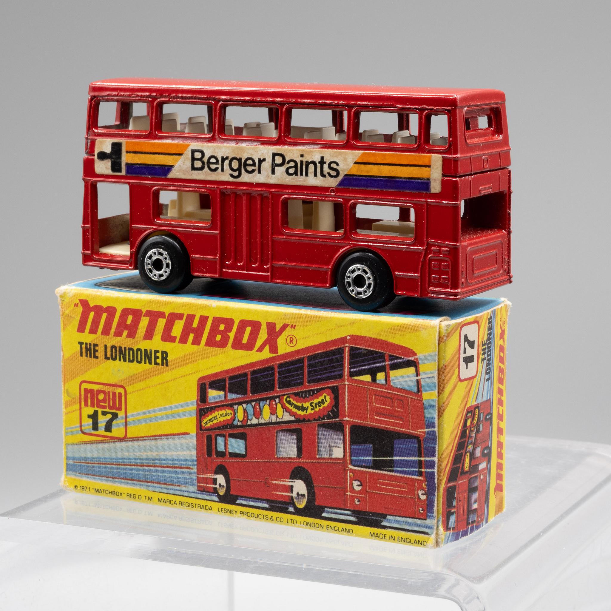Matchbox+Superfast+The+Londoner+bus+Berger+Paints picture 3