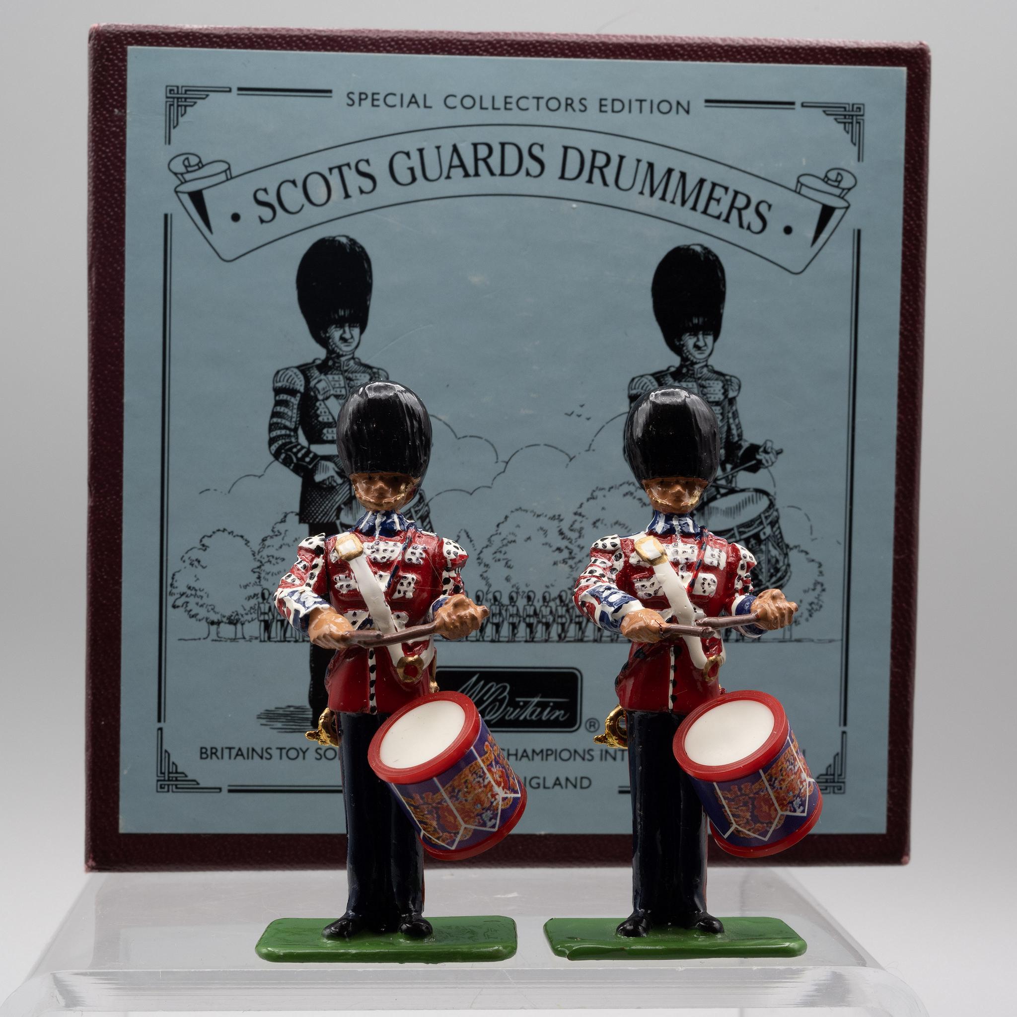 Britains+New+Metal+40211+Scots+Guards+Drummers picture 1