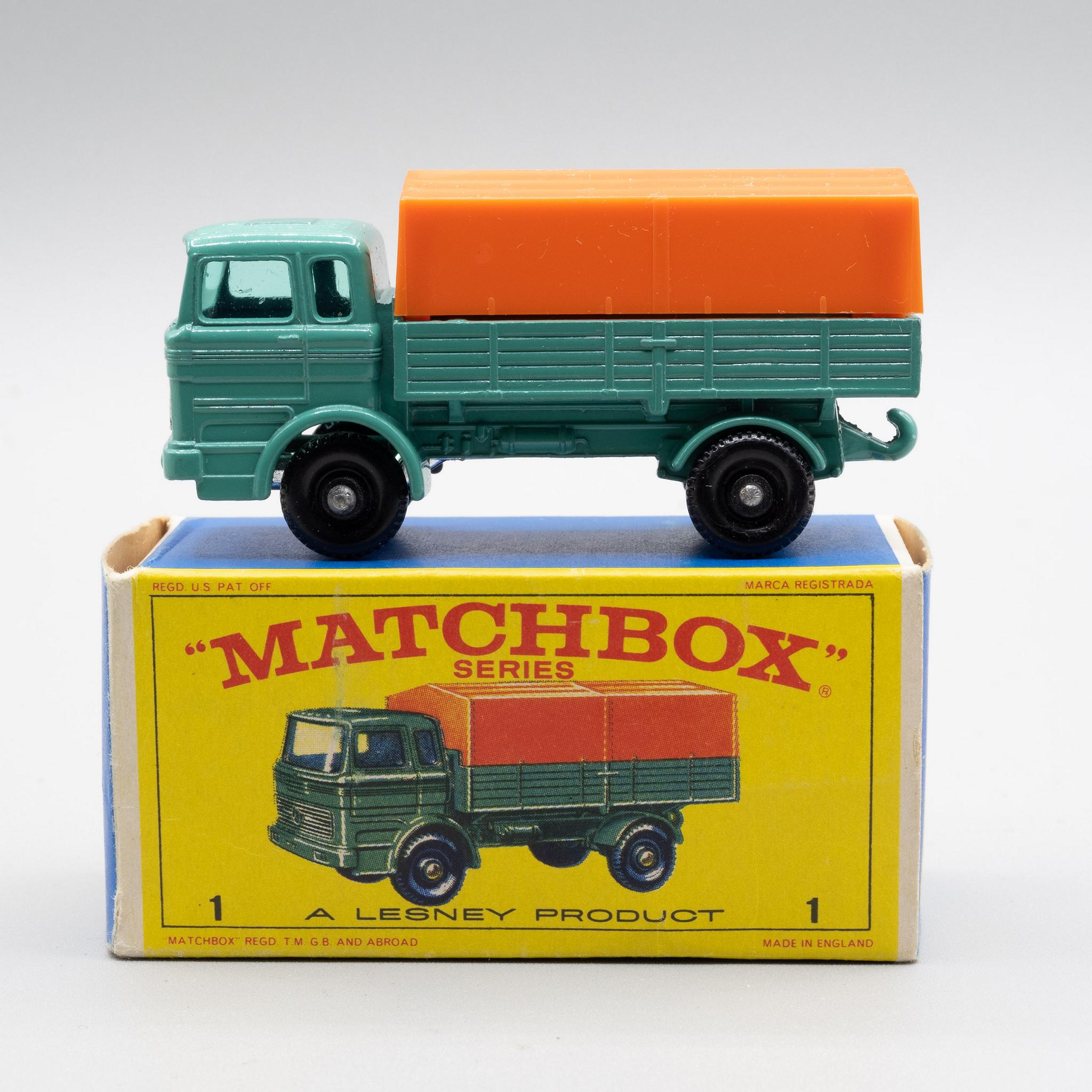 Lesney+Matchbox+1E+Mercedes+Benz+Lorry+Issued+1968 picture 1