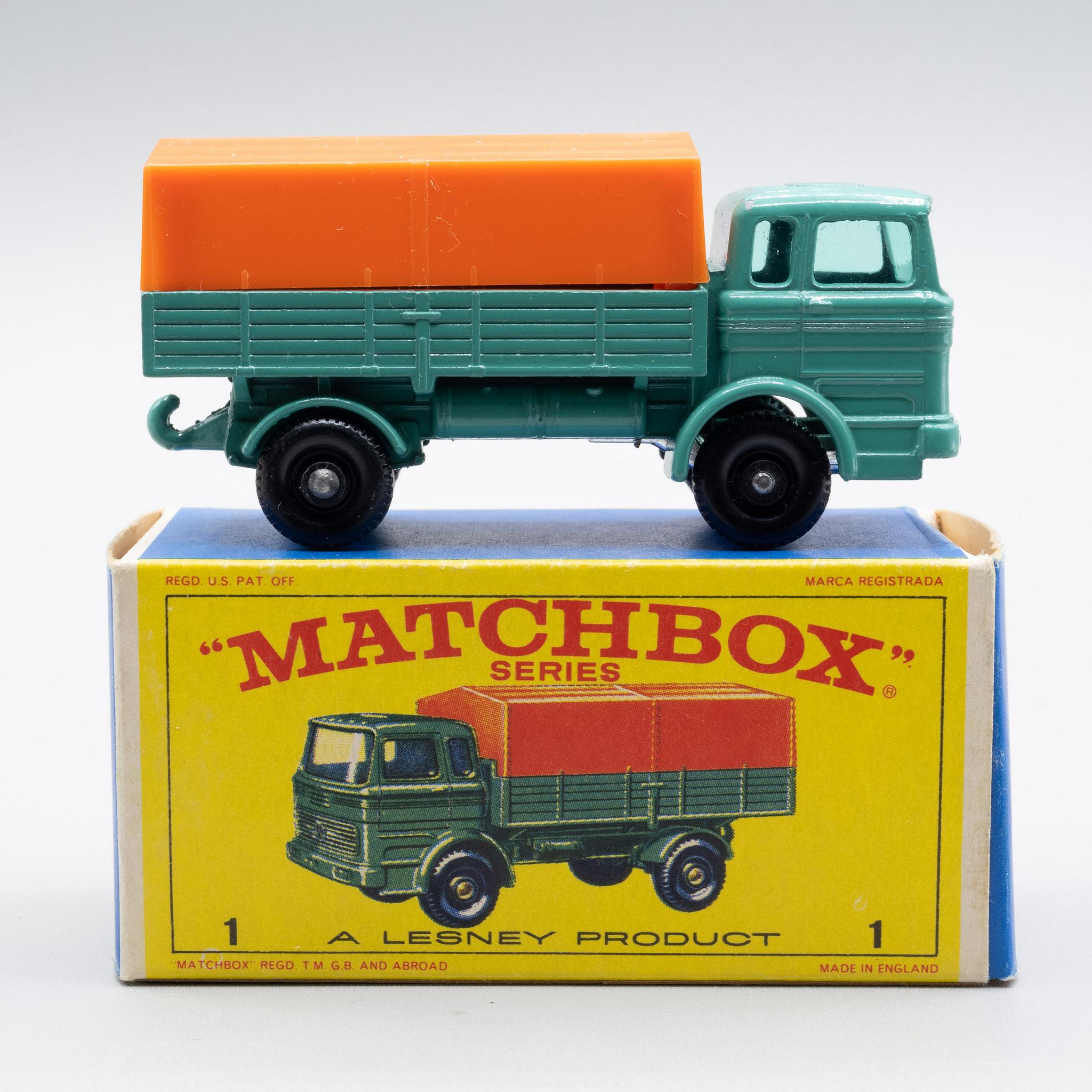 Lesney+Matchbox+1E+Mercedes+Benz+Lorry+Issued+1968 picture 2