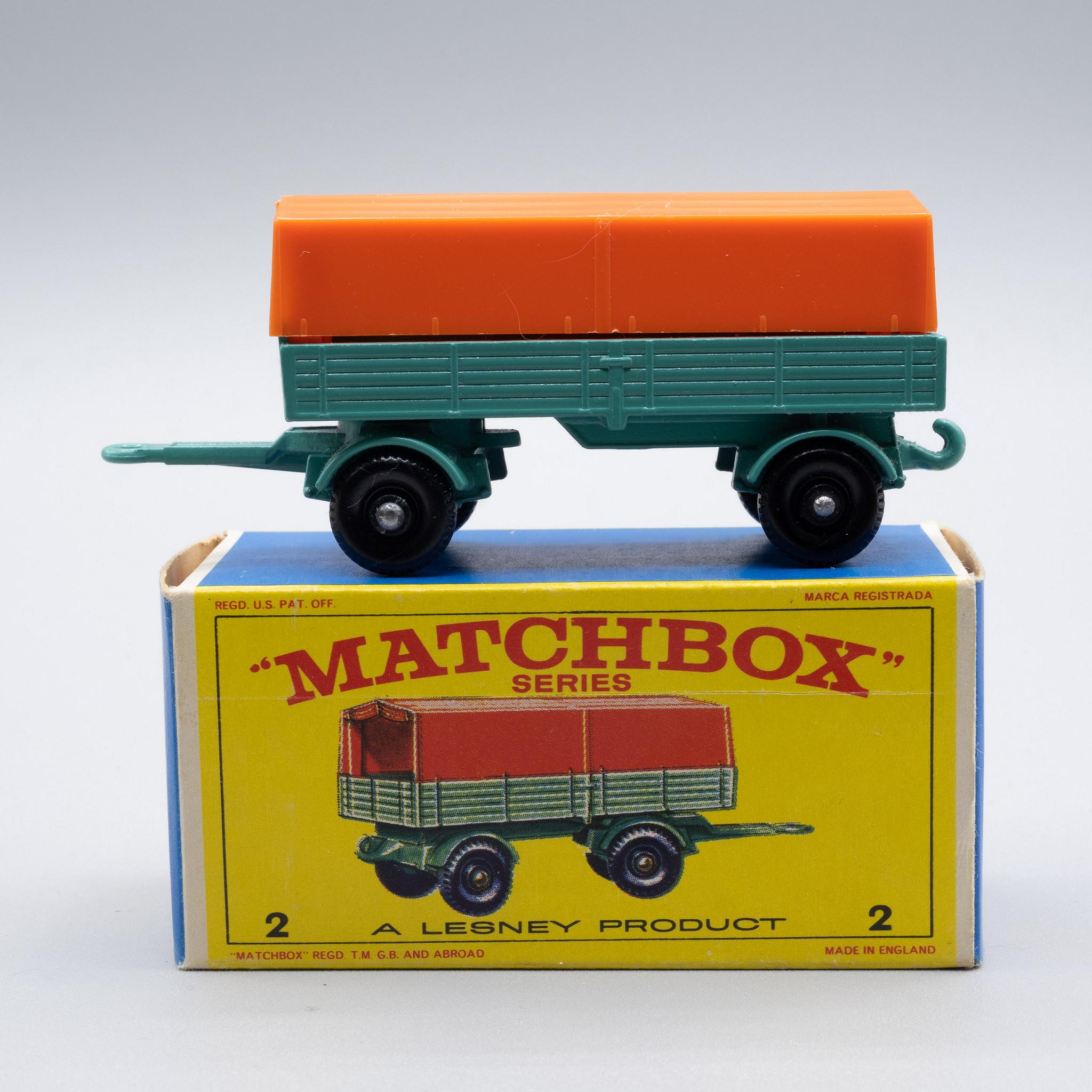 Lesney+Matchbox+2D+Mercedes+Trailer+Issued+1968 picture 3