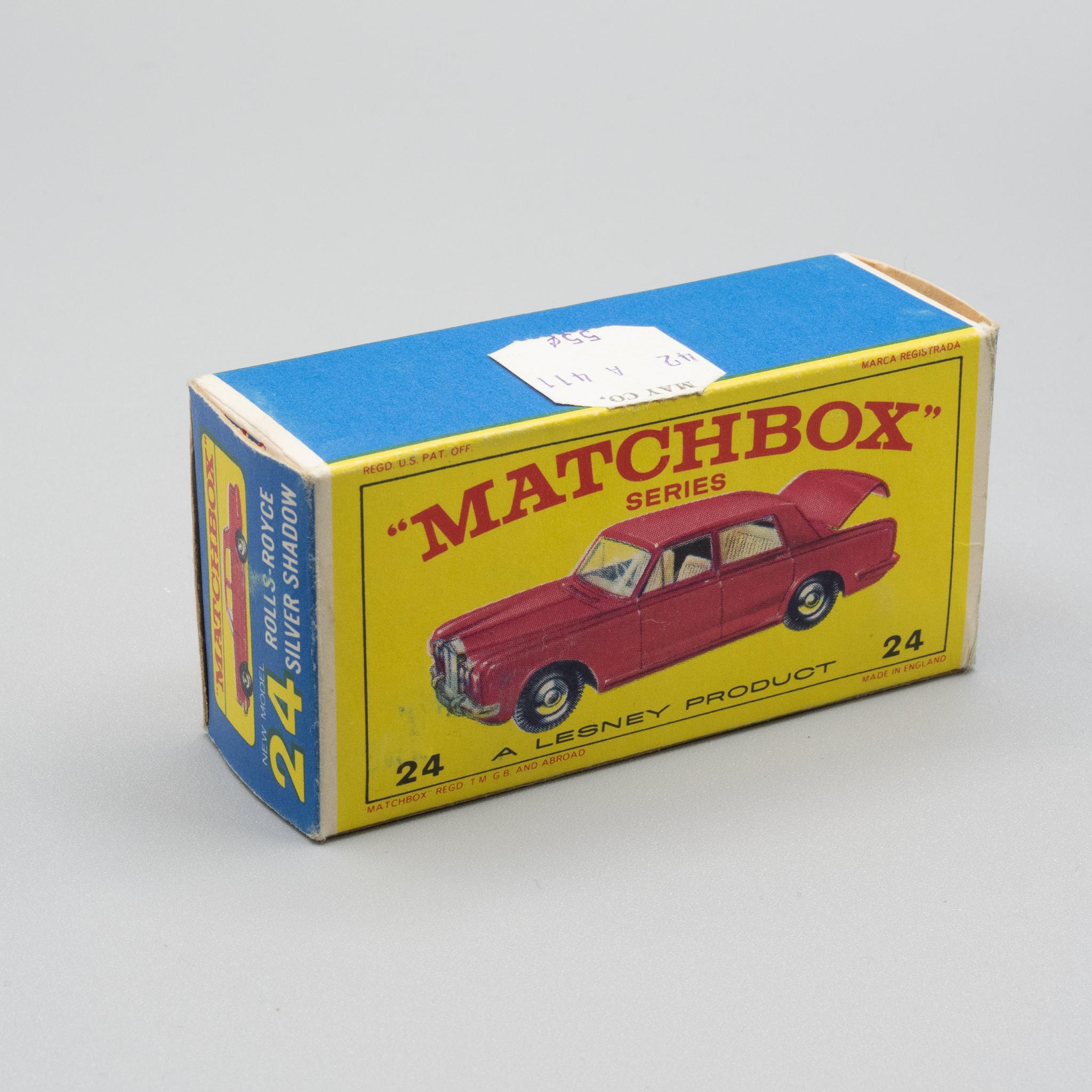 Matchbox+24C+Rolls+Royce+Silver+Shadow+Issued+1967+MIB picture 6