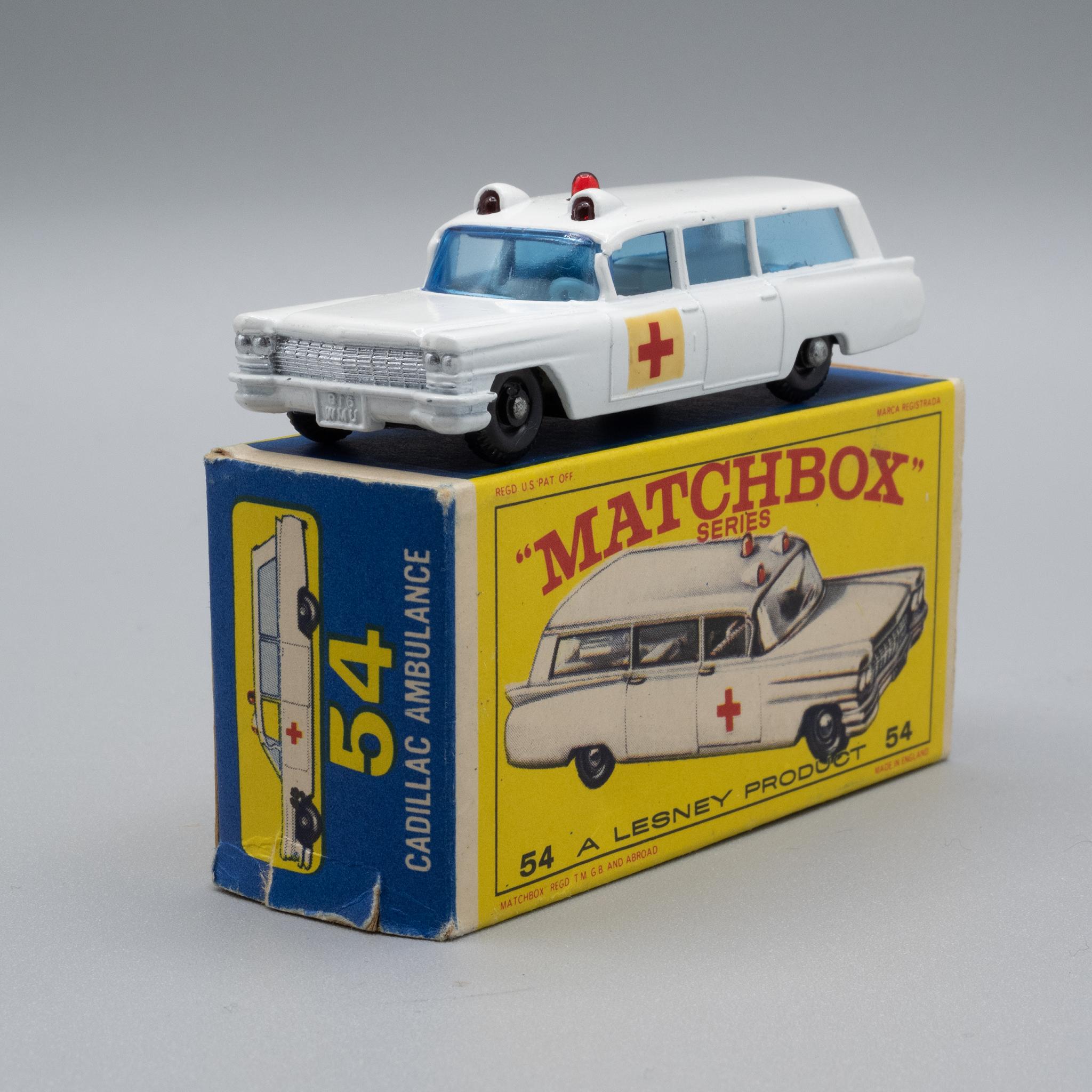 Lesney+Matchbox+54B+S%26S+Cadillac+Ambulance+Issued+1965 picture 2