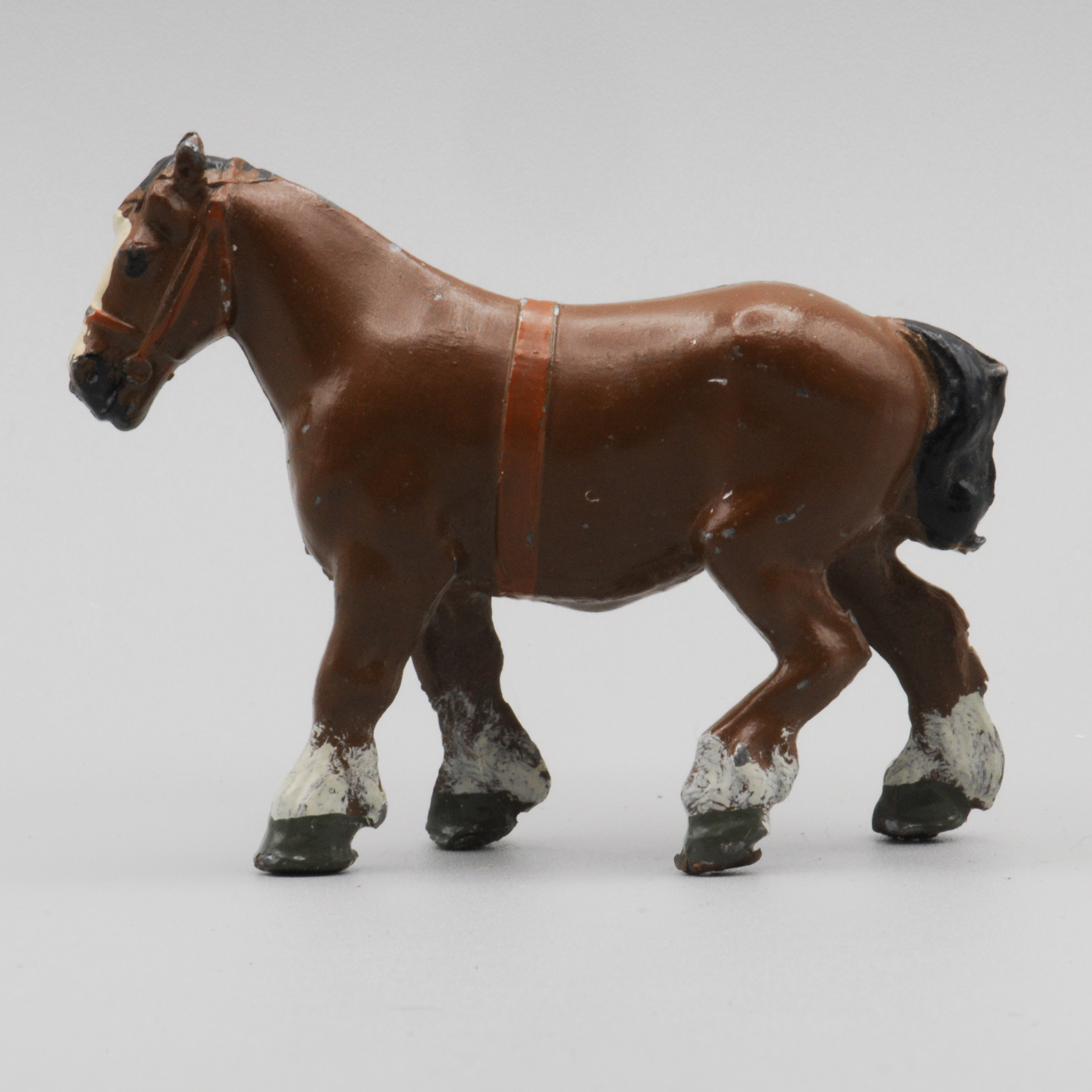 Britains+5001+Brown+Shire+Horse+Vintage+Lead+Farm+Animal picture 2