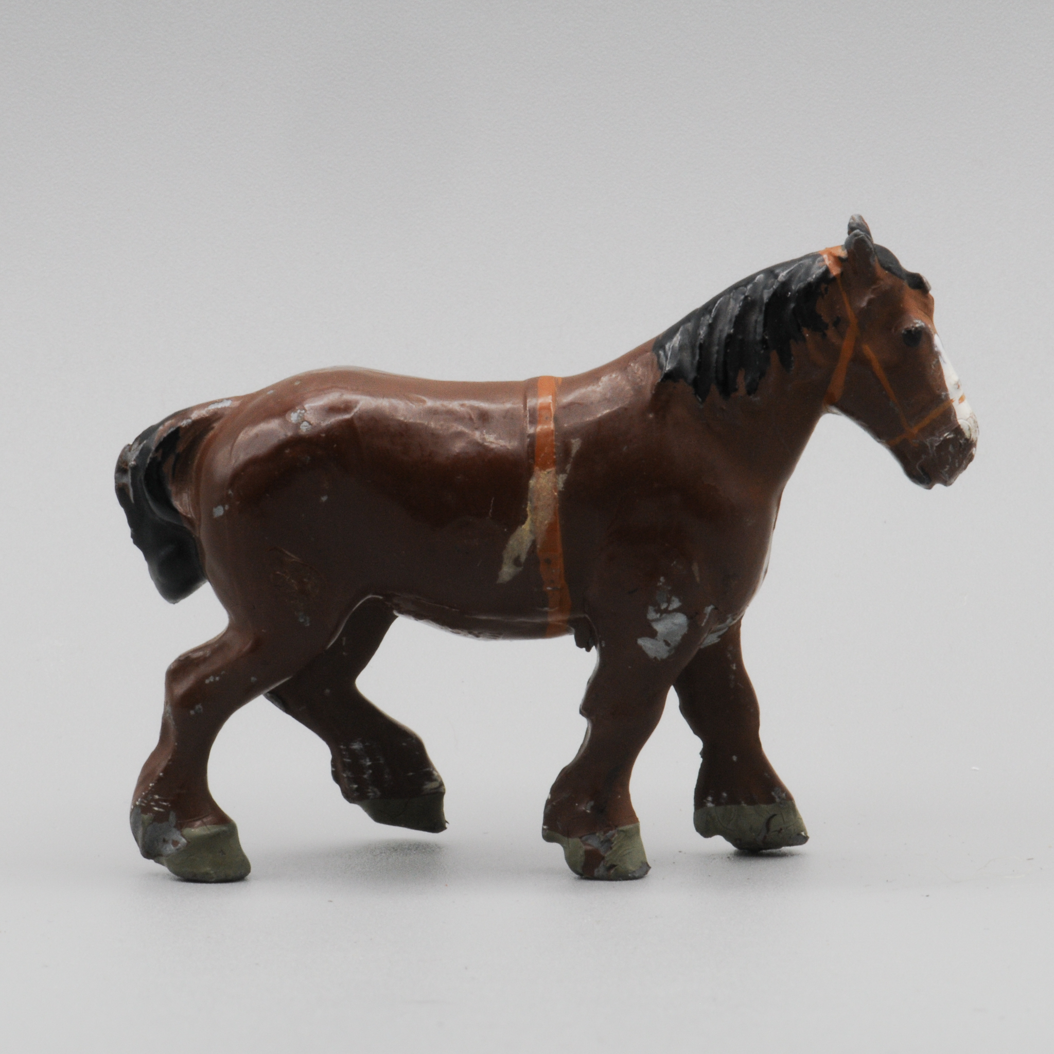 Britains+5001+Brown+Shire+Horse+Vintage+Lead+Farm+Animal picture 1