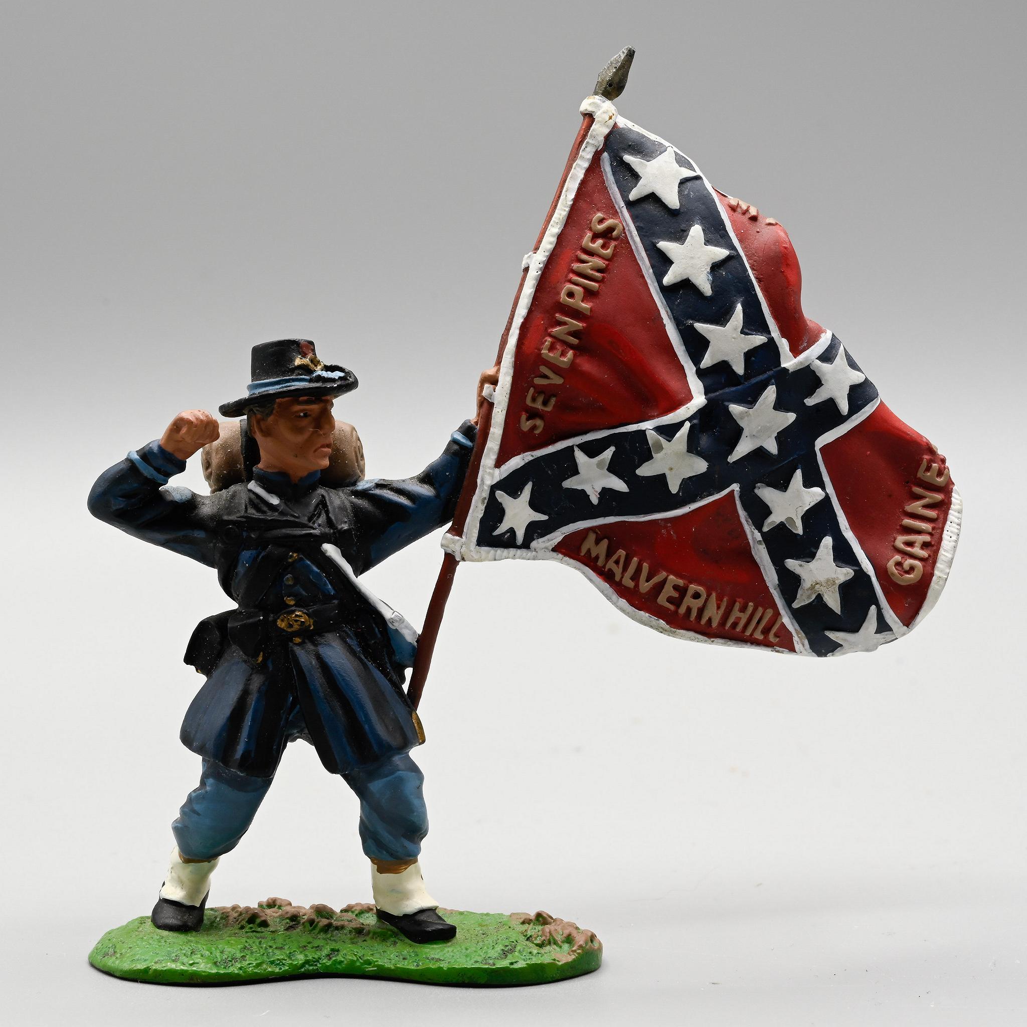 Britains+Confederate+Flag+Bearer+from+Save+the+Colours+set+17013+ACW picture 1