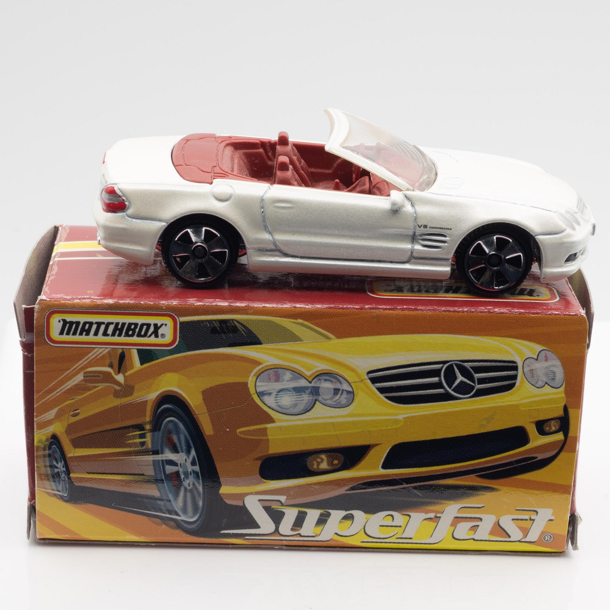 Matchbox+Superfast+70+Mercedes-Benz+SL55+AMG+White picture 1