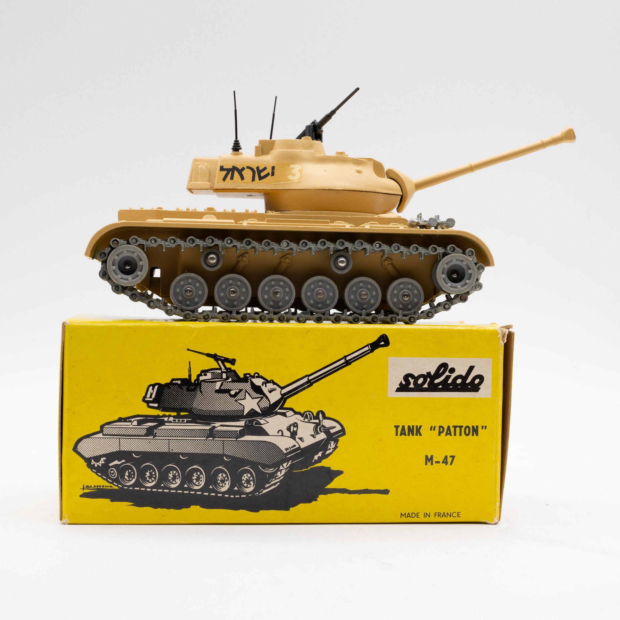 Solido+202+M-47+%27Patton%27+Tank+in+Desert+Colors+with+Israeli+Markings+1%3A50+MIB picture 1