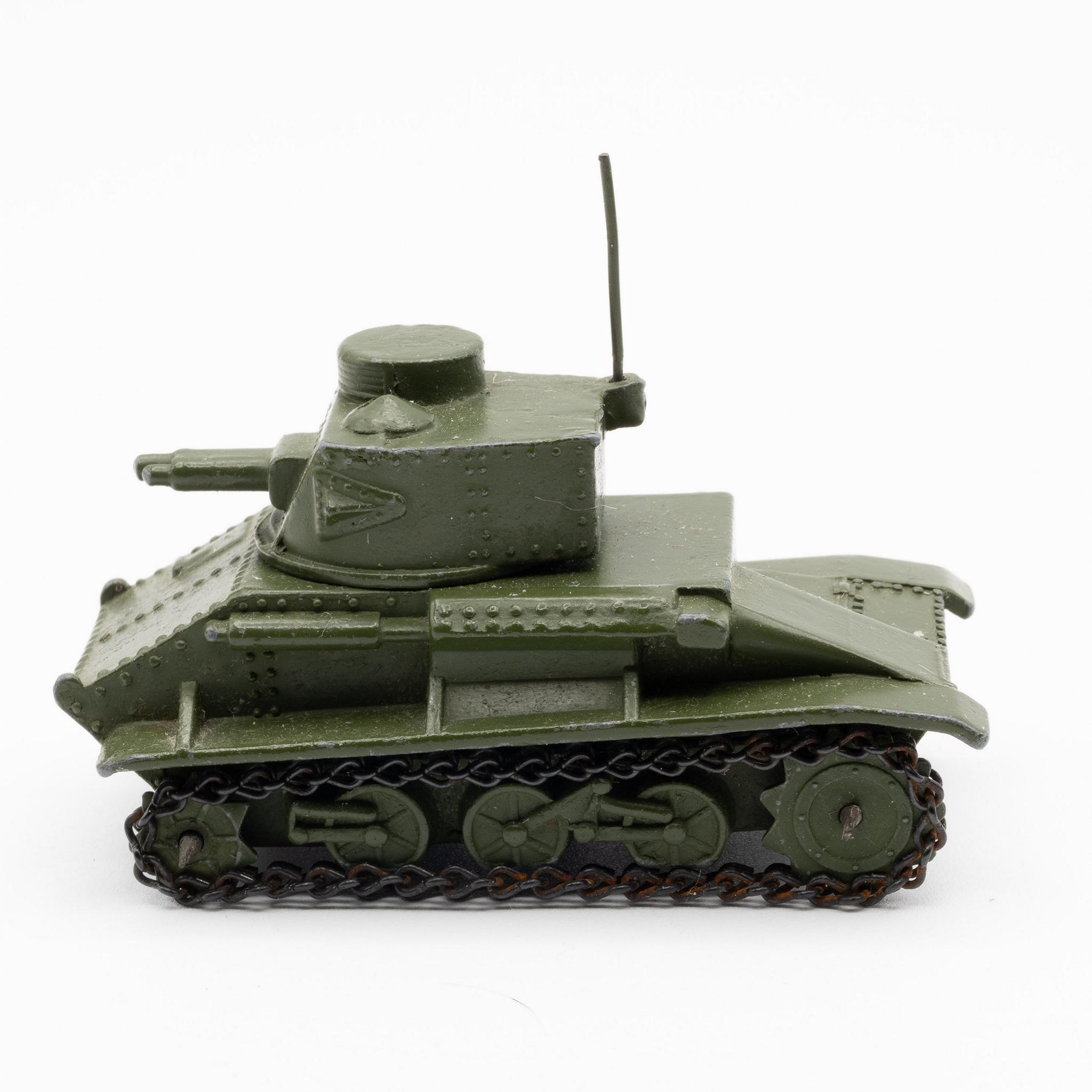 Vintage+Dinky+Toys+152a+Light+Tank+1946-50+NM picture 3