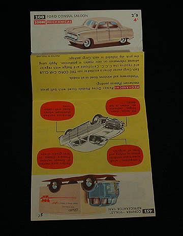 Corgi+1956+Concertina+Leaflet+-+Rare+First+Corgi+Catalog picture 2