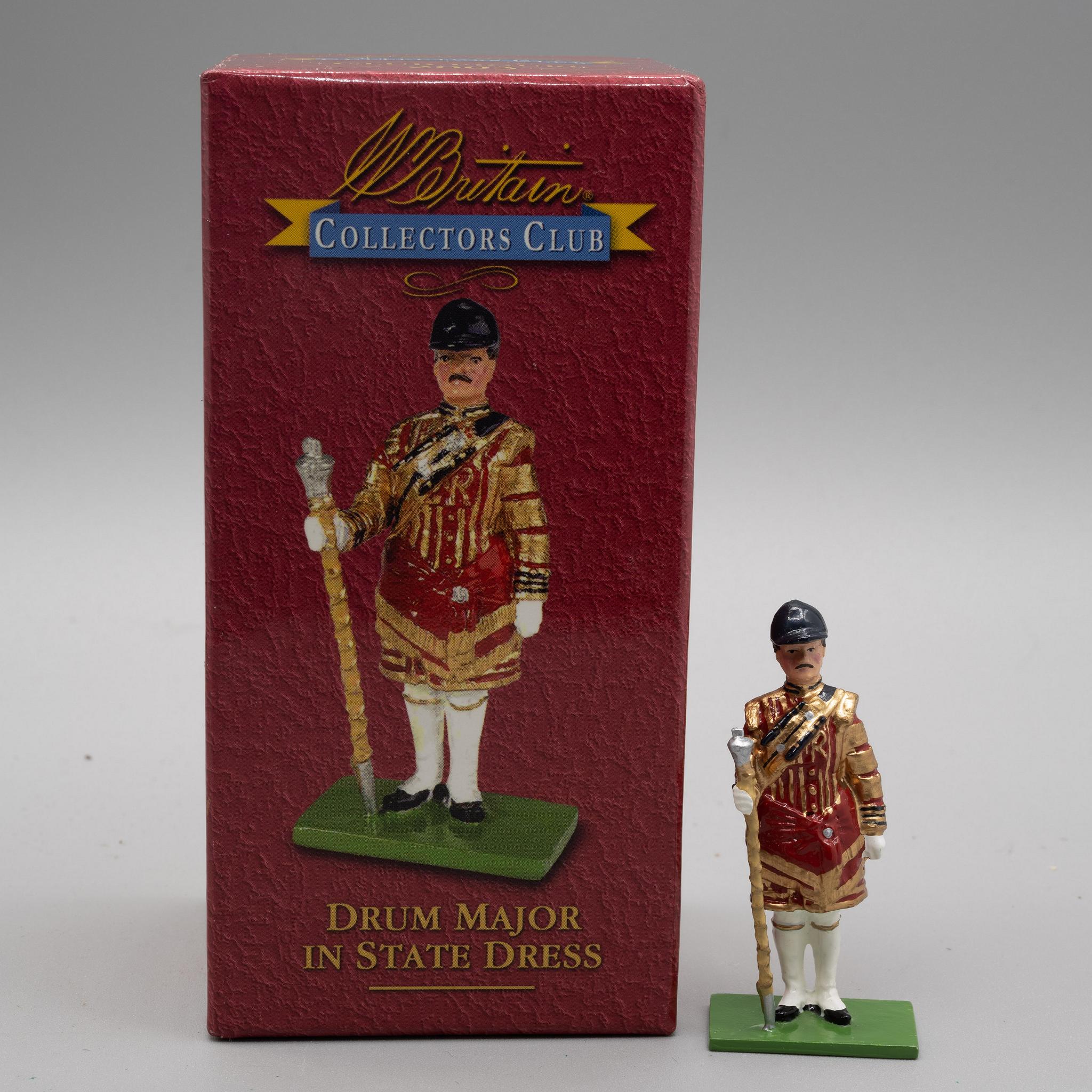 Britains+40318+Drum+Major+in+State+Dress+2003+Club+Figure picture 1