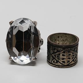 Two Large Costume Rings