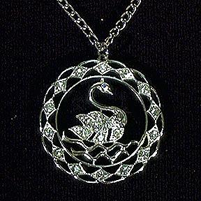 Sarah Coventry Swan Lake Pendant