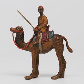 Vintage Miniature Vienna Bronze of Camel wirh Rider