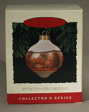 Hallmark Ornament - Betsey's Country Christmas Series - 3rd and Final