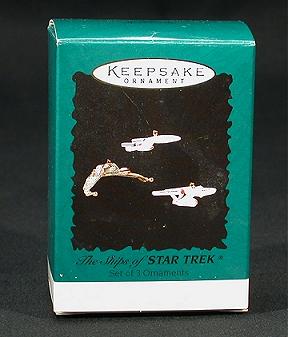 1995 Hallmark Ornament The Ships of Star Trek