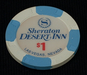 Sheraton Desert Inn 1993 Las Vegas $1 Casino Chip OBS H&C