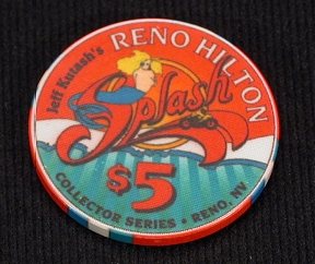 Reno Hilton $5 Commemorative Chip Splash Show 1994