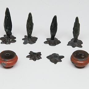 Selection of Britains Lead Garden Accessories