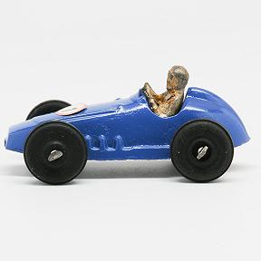 Barclay Metal Mites Racer With Card Blue