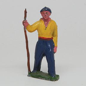 Lead Hiker Figure Made in France