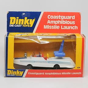 Dinky Coastguard Amphibious Missile Launch MIB