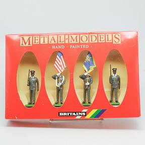 Britains Boxed  Set 7306 US Army Color Party MIB