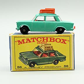 Vintage Lesney Matchbox Fiat 1500 56B 1965