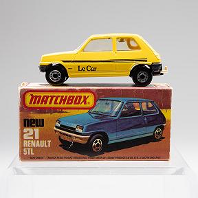 Matchbox Superfast 21 Renault 5TL in Box Yellow Le Car