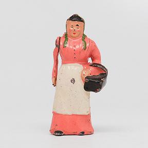 Britains Farmer's Wife  with Basket Lead Figure