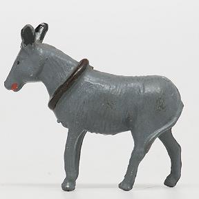 Crescent Lead Donkey Figure Vintage Farm Toy Made in England