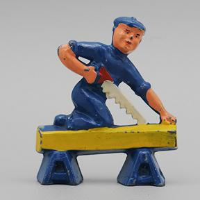 Manoil Carpenter  from Happy Farm Series Dimestore Figure 1/24