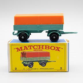 Lesney Matchbox 2D Mercedes Trailer Issued 1968