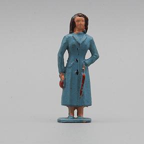 Timpo Lady Passenger Vintage Lead Figure