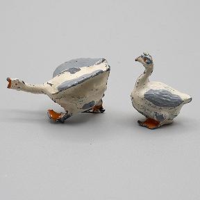 Britains Goose and Angry Gander Vintage Lead Farm Toys