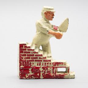  Manoil Bricklayer Dimestore Figure from Happy Farm Series